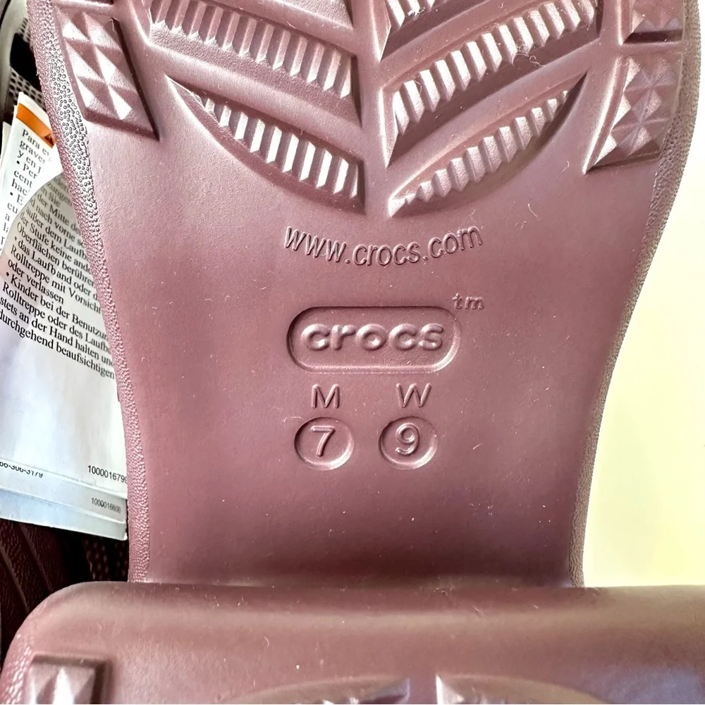 🔖 CROCS Siren Chain Clog High-Heel Stylish Unisex Light Weight - Picture 7 of 8